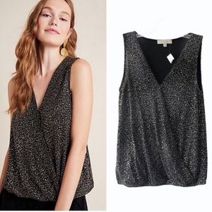 Eri + Ali (Anthropologie) Evita Surplice Tank